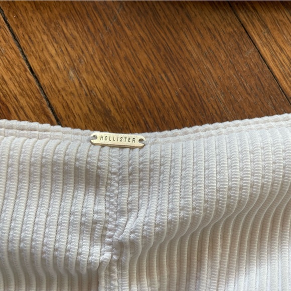 Hollister White Ribbed Ruffle Bikini - Picture 3 of 5